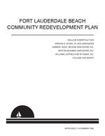 [1989-11-21] Fort Lauderdale Beach : Community redevelopment plan